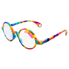 Kandi Swirl Kaleidoscope Glasses