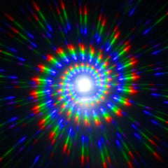 Clear Spiral Diffraction Glasses