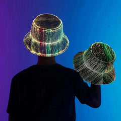 Optic Fibre LED Bucket Hat
