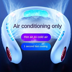 Rose Gold Portable Neck Fan