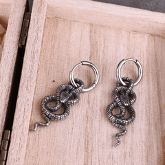 Viper Earrings (Stainless Steel)