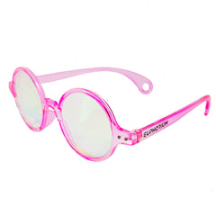 Pink Wormhole Kaleidoscope Glasses
