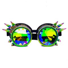 Psychedelic Steampunk Kaleidoscope Goggles