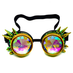Straya Steampunk Kaleidoscope Goggles