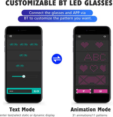 Magic LED Glasses (With App)