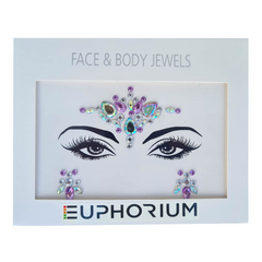 Purple Unicorn Dreams Face Gems