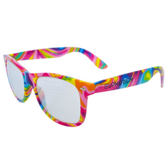 Kandi Swirl Heart Diffraction Glasses