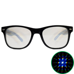 Black Diffraction Glasses