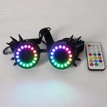 Load image into Gallery viewer, LUXE LED RGB Steampunk Goggles