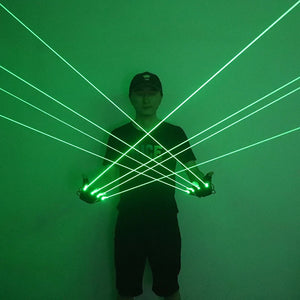 Green Laser Gloves - Pair