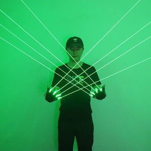 Green Laser Gloves - Pair