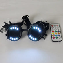 Load image into Gallery viewer, LUXE LED RGB Steampunk Goggles