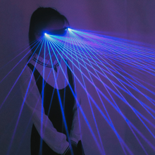 Load image into Gallery viewer, Blue LED Laser Speed Dealer Glasses