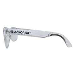 Clear Spiral Diffraction Glasses