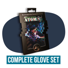 Load image into Gallery viewer, Futuristic Lights SE Atom LED Gloves