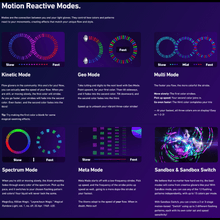Load image into Gallery viewer, Futuristic Lights SE Atom LED Gloves