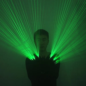 Green Laser Gloves