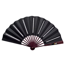 Load image into Gallery viewer, Large Pink LED Hand Fan (Black)