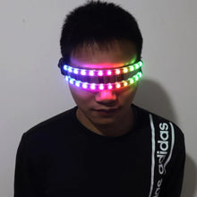 Load image into Gallery viewer, Multicolour Cyclops LED Glasses