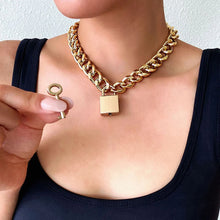 Load image into Gallery viewer, Padlock Necklace
