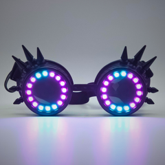 Steampunk Halo LED Goggles (Performer Grade)