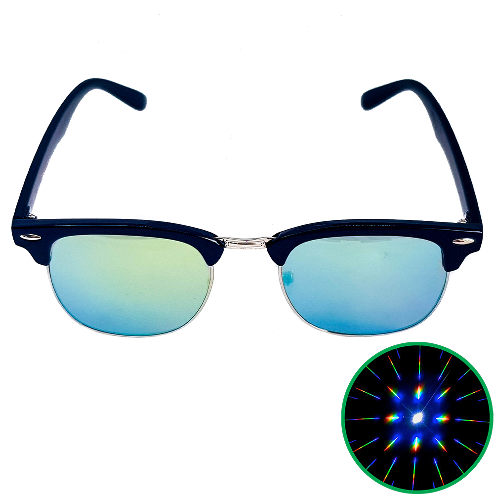Clubmaster Diffraction Glasses