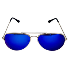Load image into Gallery viewer, Blue Aviator Diffraction Glasses
