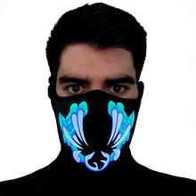 Load image into Gallery viewer, Green Bane LED Sound Reactive Mask