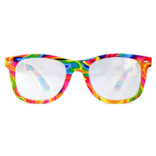 Load image into Gallery viewer, Kandi Swirl Wayfarer Diffraction Glasses