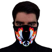 Load image into Gallery viewer, Red Bane LED Sound Reactive  Mask