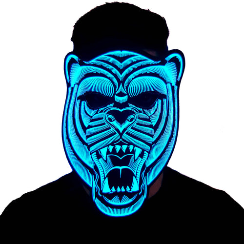 Bear LED Sound Reactive Mask