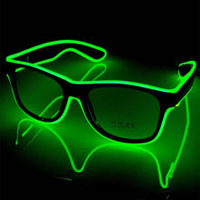 Load image into Gallery viewer, Green LED Glasses
