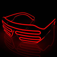 Load image into Gallery viewer, Red LED Shutter Glasses