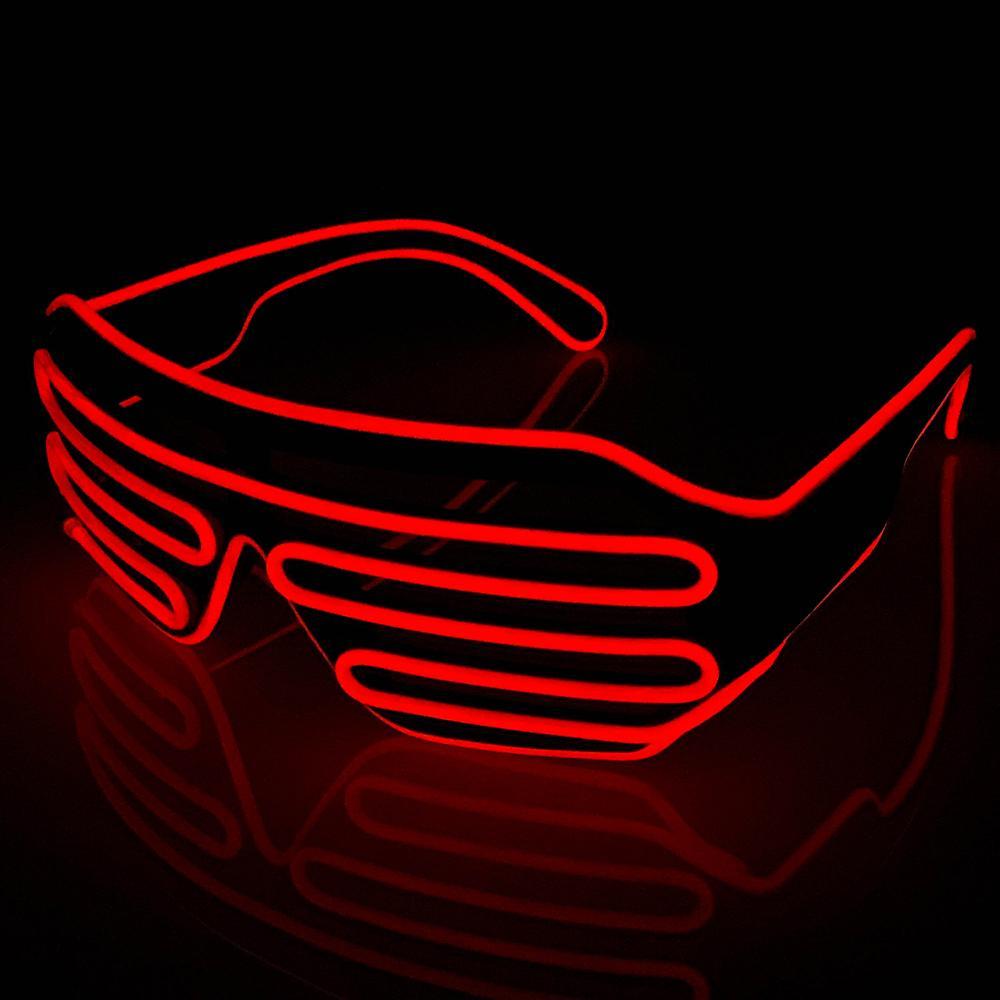 Red LED Shutter Glasses