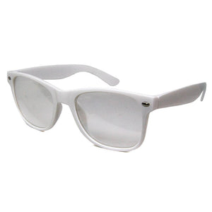 White Wayfarer Diffraction Glasses