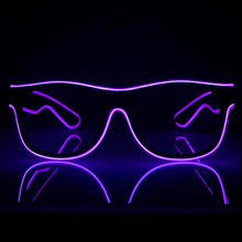 Load image into Gallery viewer, Purple LED Glasses