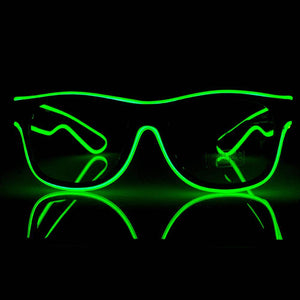 Green LED Glasses