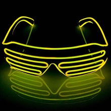 Load image into Gallery viewer, Yellow LED Shutter Glasses