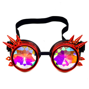 Molten Steampunk Kaleidoscope Goggles V2