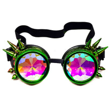 Load image into Gallery viewer, Venom Steampunk Kaleidoscope Goggles V2