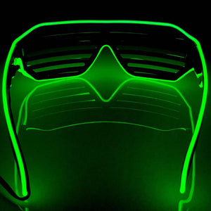 Green LED Shutter Glasses