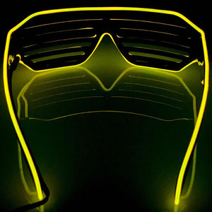 Yellow LED Shutter Glasses