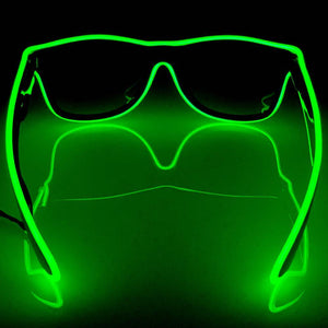 Green LED Glasses