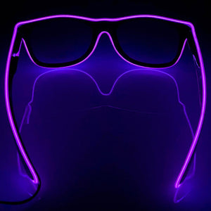 Purple LED Glasses