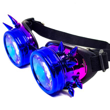 Load image into Gallery viewer, Galaxy Steampunk Kaleidoscope Goggles V2