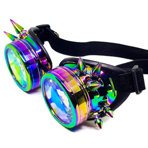 Psychedelic Steampunk Kaleidoscope Goggles V2