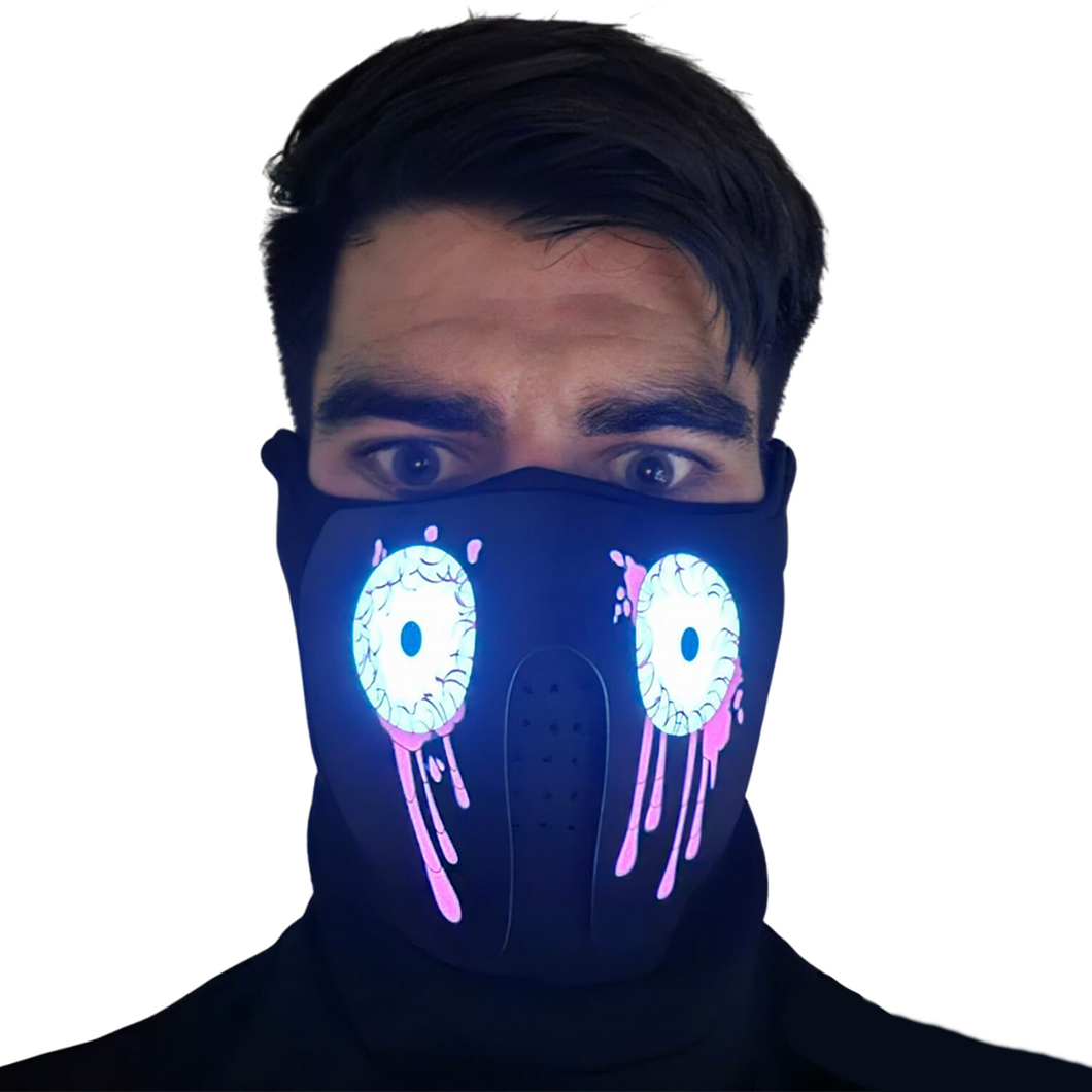 Bloodshot LED Sound Reactive Mask