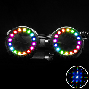 Halo LED Diffraction Goggles