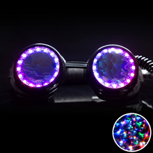 Load image into Gallery viewer, Halo LED Kaleidoscope Goggles