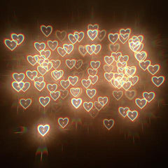 Kandi Swirl Heart Diffraction Glasses